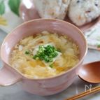 豆腐入り！ふわふわたまごスープ