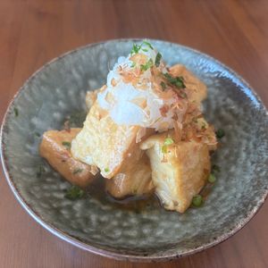 こむぎの作ってみた!投稿(知らなきゃ損！揚げなくてもやみつき◎揚げだし風厚揚げ)