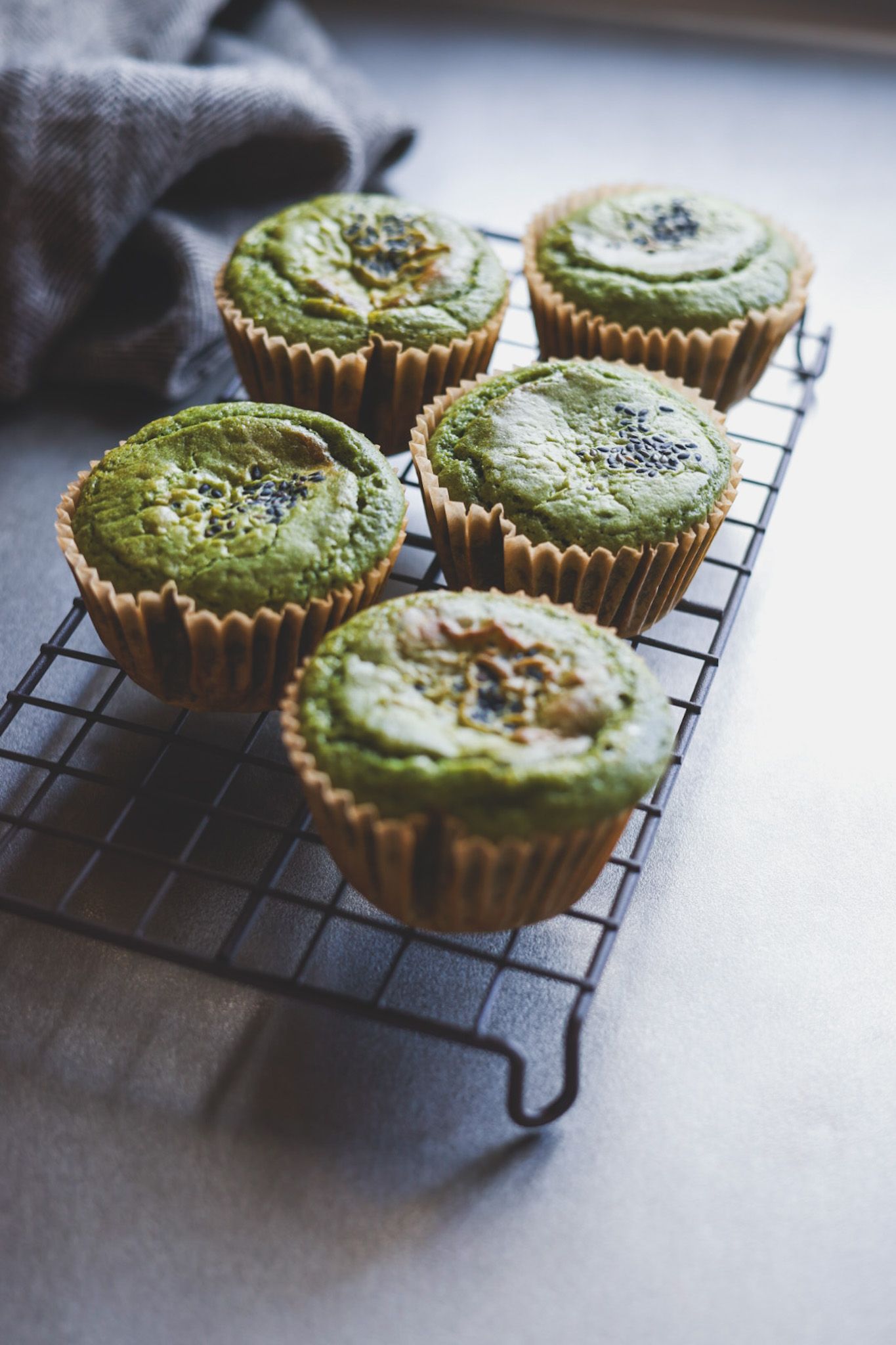 ふわもちっ♪抹茶甘酒マフィン【砂糖・乳なし】 | レシピサイトNadia