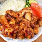 行列の定食屋さんの🍚みりん味噌漬け生姜焼きトンテキ🤩
