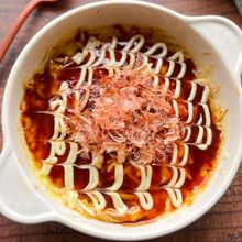 【もやたまお好み焼き風】レンジで簡単🌼超時短♬小麦粉不使用