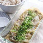 【レンチン蒸し餃子】包丁不要！混ぜてレンチンするだけ本格中華