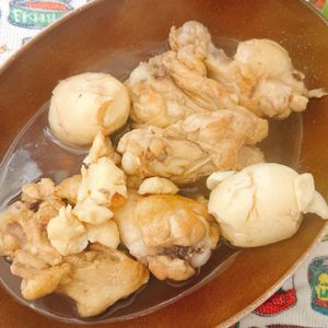 煌蓮mamの作ってみた!投稿(お肉がホロホロ♡『手羽元と卵の甘辛煮込み』)