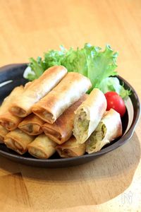 白菜たっぷり　春巻き