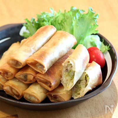 白菜たっぷり　春巻き