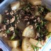 ゆかの作ってみた!投稿(ごはんが止まらない!こってり肉みそ大根)