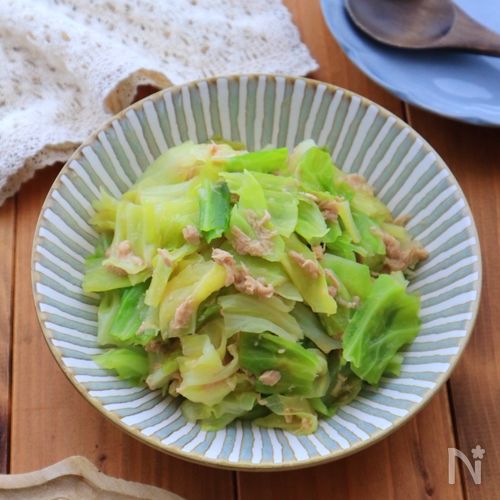 キャベツとツナのうま煮