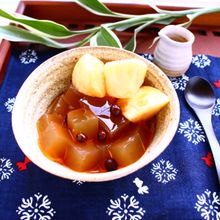 ルイボスティーのみつ豆寒天