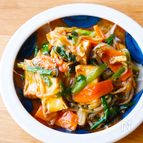コスパ抜群◎厚揚げの彩り野菜あんかけ