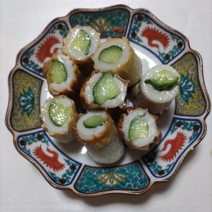 KUMIKOの作ってみた!投稿(ちくきゅー白だしわさび漬け)