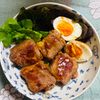 チョビの助の作ってみた!投稿(煮込み時間5分だけ◎【豚バラと厚揚げのもっちり角煮風】)