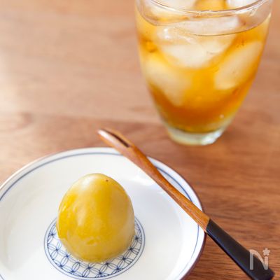 青梅の甘露煮