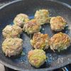【紅生姜香る 豚肉とネギのひとくちバーグ】豚こまでお手軽♪の工程3