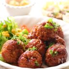 たこ焼きプレートで作る！ふわふわミートボール