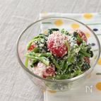 ほうれん草とミニトマトのパルミジャーノ白和え