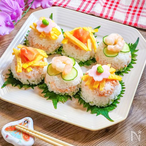 ☆ある物で簡単~ひな祭り寿司☆