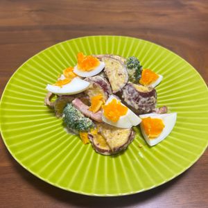 こむぎの作ってみた!投稿(【さつまいものサラダ】絶対褒められる腸活ホットサラダ)