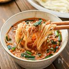 【えのきとニラの肉汁つけそうめん】レンジで簡単！旨すぎる