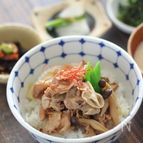 豚こまで作る♪スタミナぽん酢丼