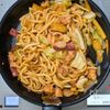 チーズタッカルビ焼きうどん│甘辛チーズでやみつきの一皿の工程5