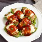 ＼レンジで６分／ピーマンの肉詰め