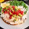【格安鶏むね肉で】コロコロ夏野菜の中華風よだれ鶏の工程5