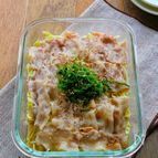 レンジで簡単♪豚バラきゃべつの旨ぽんマヨ蒸し