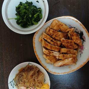 マンチカンのがんもの作ってみた!投稿(こってり照りうま♪【鶏もものハニーマスタード煮】)