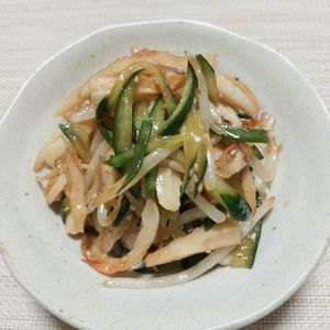 よっこの作ってみた!投稿(【ちくわともやしのナムル】レンジで簡単腸活に)