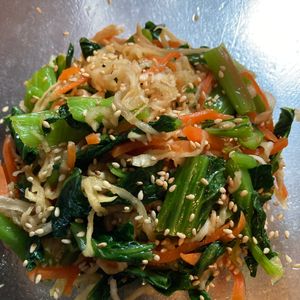 のんちの作ってみた!投稿(腸活にはコレ！【小松菜と切り干し大根のやみつきナムル】)