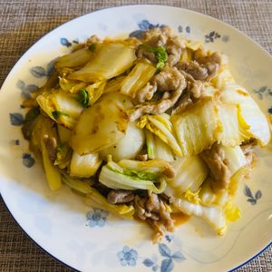 puricoの作ってみた!投稿(白菜と豚こま《やみつき♡にんにく味噌炒め》)
