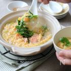 【栁川さん家の休日朝ごはん～第9回～】寒い日の朝ごはんに！冬のふわふわ卵雑炊で温まろう
