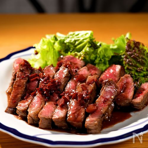 誰でもお店の味!ステーキ赤ワインソース