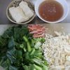 ワンパンで栄養満点◎【小松菜と豆腐とえのきの中華風あんかけ】の工程1