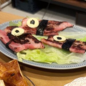 miriの作ってみた!投稿(鯉のぼり風スパムおにぎり)