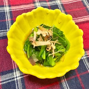 生茶パンダの作ってみた!投稿(【レンジ&めんつゆで簡単♪ほうれん草のお浸し】)