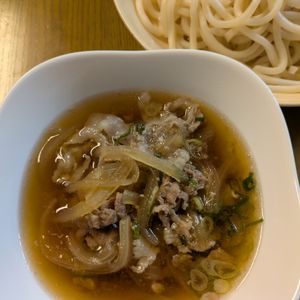かめちゃん🐢の作ってみた!投稿(絶品♡豚ネギつけうどん【#簡単 #時短 #節約 #ランチ】)