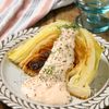 キャベツステーキ！！レンジで簡単明太クリームソースとともに