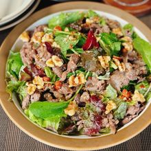 【牛肉サラダ マスタードドレッシング】野菜もお肉もたっぷり♪