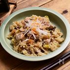 ぴりりと濃厚「ルーローメンマ釜飯」