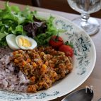 レンジで美味しい！ルー不使用！【米粉ドライカレー】