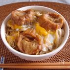 油麩の柳川丼。