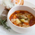 『トマト風味の野菜カレースープ』