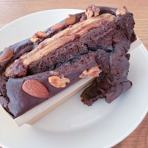 ミルクの作ってみた!投稿(まるでガトーショコラ！【米粉のココアバナナケーキ】)