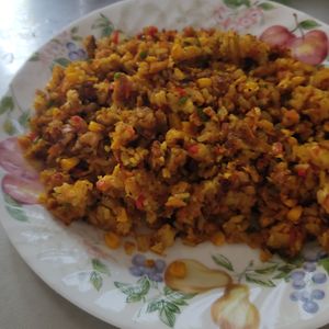 Shiroi_samの作ってみた!投稿(残りご飯でパラパラ【簡単カレーピラフ♪】)
