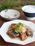 ごはんが進むおかず！さばの竜田揚げ～おろしポン酢添え～