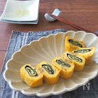 【卵焼き】お弁当にぴったり！なめたけの海苔巻き