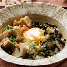 【5分でひと品💛】甘辛♪あげだし豆腐のとろたま丼