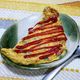 パンチェッタとほうれん草のオムレツ