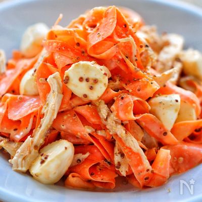 デリ風にんじんサラダ。包丁なしでラペより簡単！